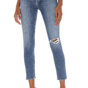 Agolde Nico High Rise Slim Jean / Color: Shoreline / Sz 23
